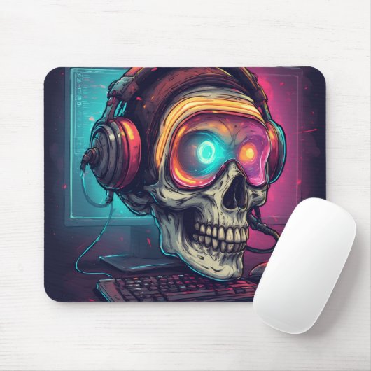 Epic Gamer Skull-Muismat Muismat (Met muis)