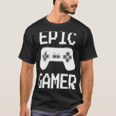 EPIC GAMER VIDEO GAME T SHIRT VOOR BOYS EN MANNEN  (Voorkant)