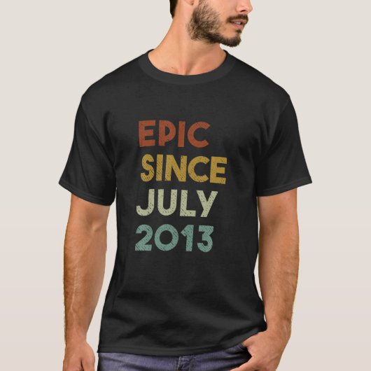 EPIC geeft sinds juli 2013 9 jaar Jongen Meisje 9h T-shirt (Voorkant)