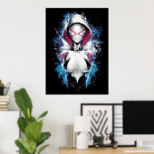 Epic Girl Spider Poster (Thuiskantoor)