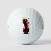 Epic Golf Swing - Kleur Splash Art Golf Ball Golfballen (Voorkant)