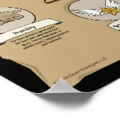 Epic Hero Classroom-Posters - BLACK-achtergrond Poster (Hoek)