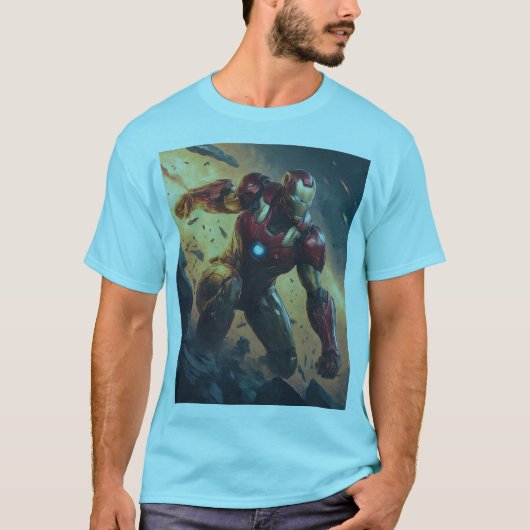 Epic Heroes Battle ontwerp T-shirt (Voorkant)