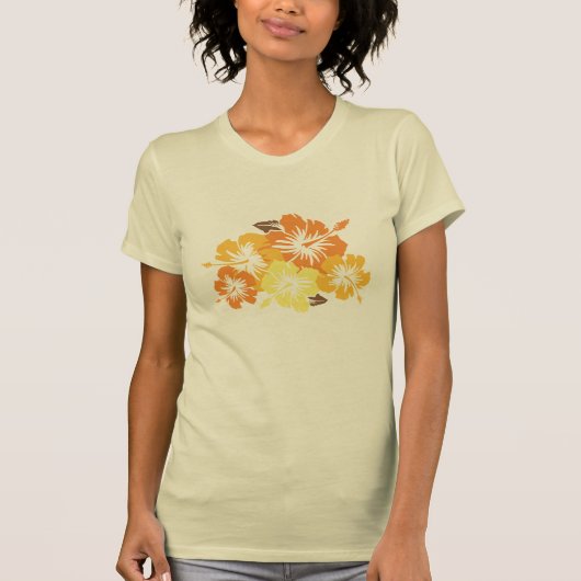 Epic Hibiscus Dames T-shirt (Voorkant)