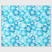 Epic Hibiscus Floral Hawaiian Camo Cadeaupapier (Vlak)