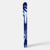 Epic Hibiscus Floral Hawaiian Navy White Case-Mate iPhone Case (Achterkant / Links)