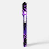 Epic Hibiscus Floral Hawaiian Paars Black Case-Mate iPhone Case (Achterkant / Links)