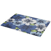 Epic Hibiscus Hawaïaans glas snijplank (Hoek)