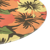 Epic Hibiscus Hawaïaans glas snijplank (Hoek)