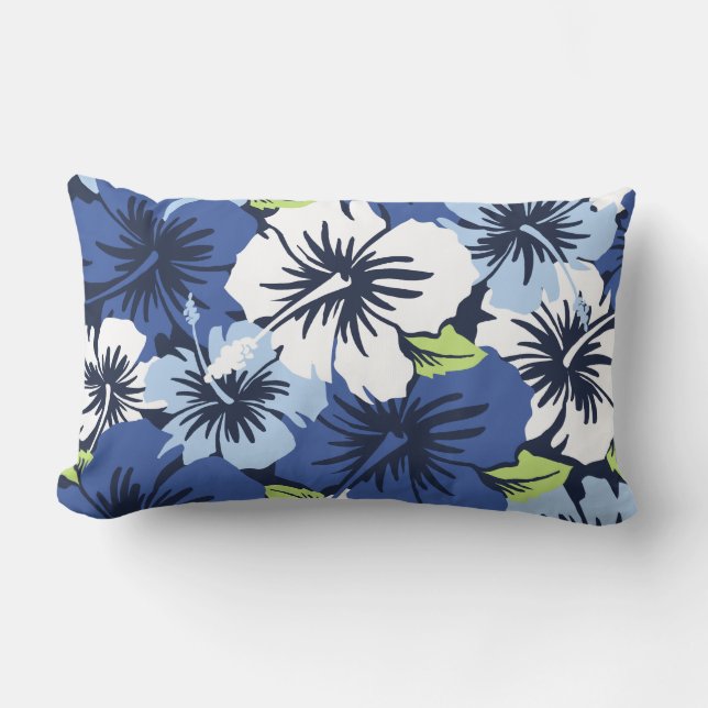Epic Hibiscus Hawaiian Decoratief Lumbar Kussens (Voorkant)