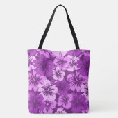 Epic Hibiscus Hawaiian Floral Aloha Beach Bag Tote Bag (Achterkant)