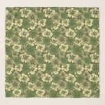 Epic Hibiscus Hawaiian Floral Aloha Olive Sjaal<br><div class="desc">Olijfgroen en kakiekolorweg. Deze overmaat gesmolten hibiscus-bloemen doen denken aan de bloemen die in de veertig en vijftig  aloha-shirten worden gebruikt. Deze design komen in verschillende kleuren.</div>