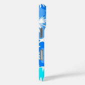 Epic Hibiscus Hawaiian Floral Aloha Shirt Blue Case-Mate iPhone Case (Achterkant / Rechts)