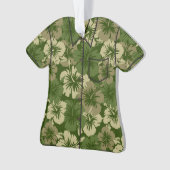 Epic Hibiscus Hawaiian Floral Aloha Shirt Ornament (voorkant)