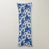 Epic Hibiscus Hawaiian Floral Aloha Shirt Print Lichaamskussen (Achterkant (Verticaal))