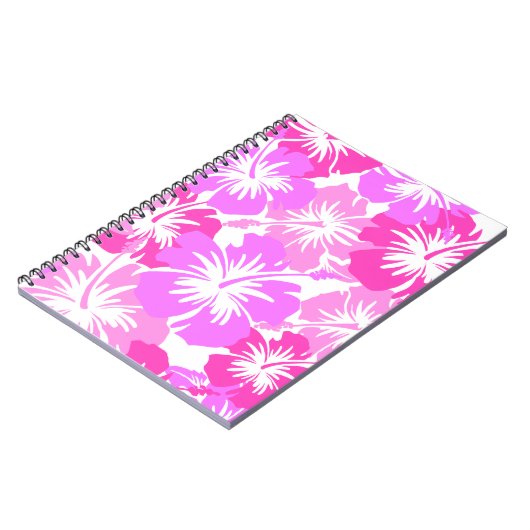 Epic Hibiscus Hawaiian Floral Aloha Shirt Print Notitieboek (Linkerzijde)