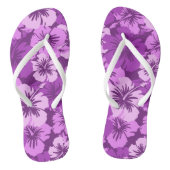 Epic Hibiscus Hawaiian Floral Aloha Shirt Print Teenslippers (Voetbed)