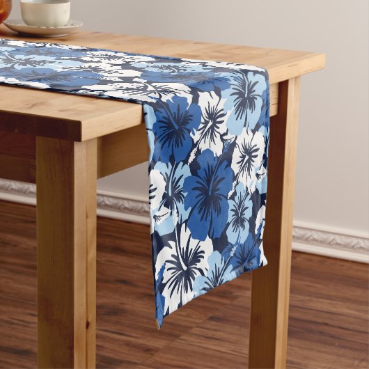 Epic Hibiscus Hawaiian Floral Korte Tafelloper (Voorbeeld)