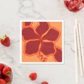 Epic Hibiscus Hawaiian Floral Servet (Insitu)