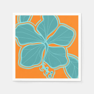 Epic Hibiscus Hawaiian Floral Servet