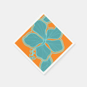 Epic Hibiscus Hawaiian Floral Servet (Hoek)