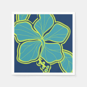 Epic Hibiscus Hawaiian Floral Servet