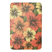 Epic Hibiscus Hawaiian Tropische Floral Badmat (Voorkant Verticaal)