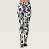 Epic Hibiscus Hawaiian Tropische Floral Leggings (Achterkant)