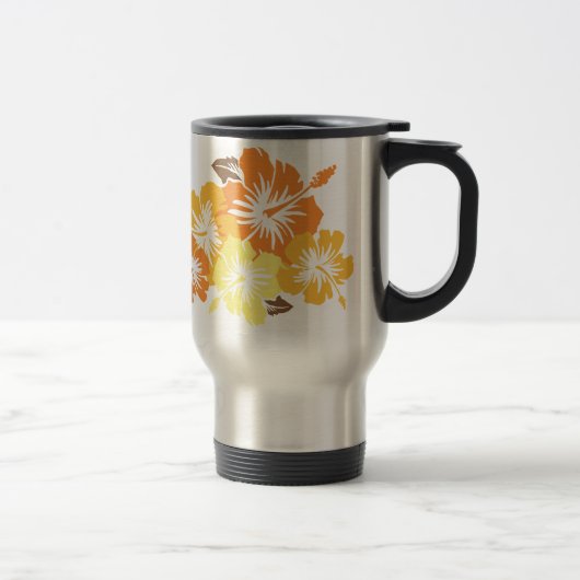 "Epic Hibiscus" in Oranje Reisbeker (Rechts)