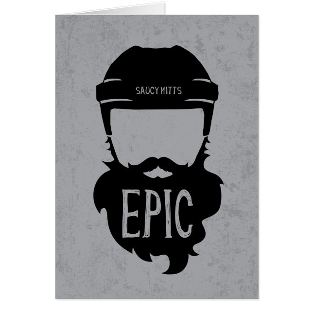 Epic Hockey Playoff Beard (Voorkant)