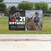 Epic Horse Lover Verjaardagsbanner Spandoek (Insitu)