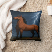 Epic Horse Sierkussen | 3D Fantasy Thunderstorm (Deken)