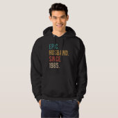Epic Husband Sedert 1985 37th Wedding Aninal Hoodie (Voorkant volledig)