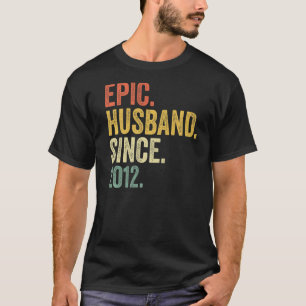 Epic Husband sinds 2012 11 jaar elfde bruiloft Ann T-shirt