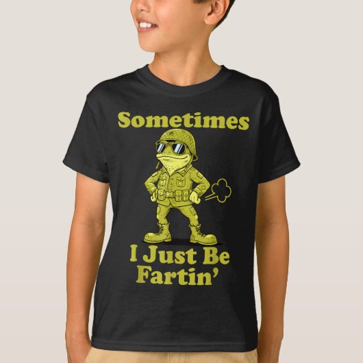 Epic I Frog Humor Sarcastic Sometimes Just Fartin T-shirt (Voorkant)