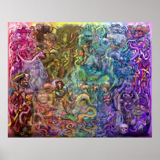 Epic Interwoven Stories Poster (Voorkant)