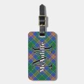 Epic Ireland Clan MacAuliffe McAuliffe Tartan Bagagelabel (Voorkant verticaal)