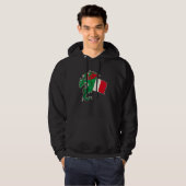 Epic Italian Dragon Proud Italy Flag Hoodie (Voorkant volledig)