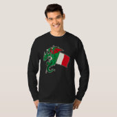 Epic Italian Dragon Proud Italy Flag T-shirt (Voorkant volledig)