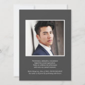 EPIC-JAAR | AFSTUDEREN GRAY BOLD COLLEGE FOTO KAART (Achterkant)