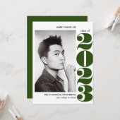 EPIC-JAAR | GROENBOLD COLLEGE FOTO-AFSTUDEREN KAART (Voorkant / Achterkant in situ)