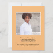 EPIC-JAAR | ORANJE FOTO-AFSTUDEREN VOOR COLLEGE KAART (Achterkant)