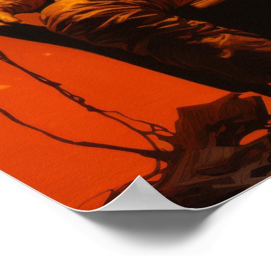 Epic Journey: boeiend Spacescape Poster in Oli (Hoek)