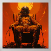 Epic Journey: boeiend Spacescape Poster in Oli (Voorkant)