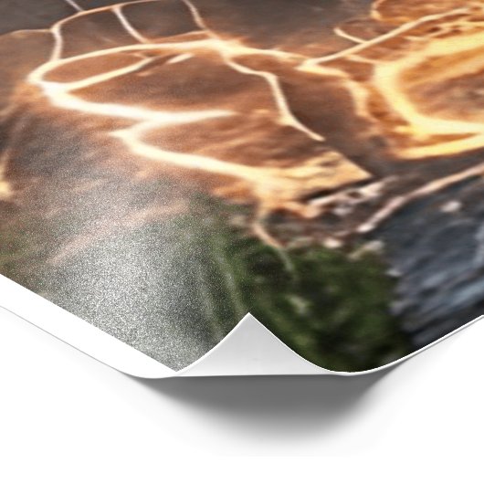 Epic Knight Warrior Digitale Poster Middeleeuwse F (Hoek)