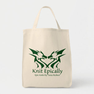 Epic Knits Canvas tas