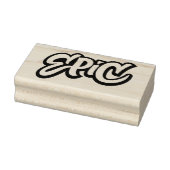 EPIC Lettering Graffiti Skateboard Cool Teacher Rubberstempel (Stempel)