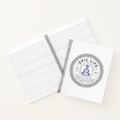 Epic Life Spirituele Hooligan-laptop Notitieboek (Binnen)