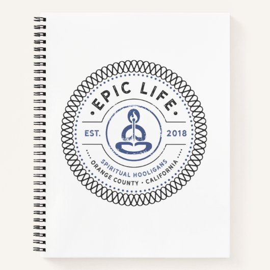 Epic Life Spirituele Hooligan-laptop Notitieboek (Voorkant)