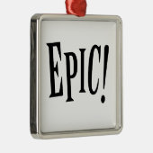 Epic Metalen Ornament (Rechts)